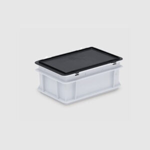 Euro Stacking Container with Hinged Lid