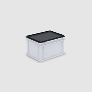 Euro Stacking Container with Hinged Lid