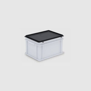 Euro Stacking Container with Hinged Lid